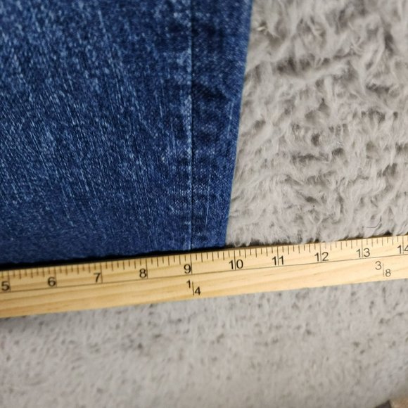 Madewell Jeans Womens 33 Petite Cotton Hi Rise Button Fly Low Slung Straight NWT - Picture 9 of 16